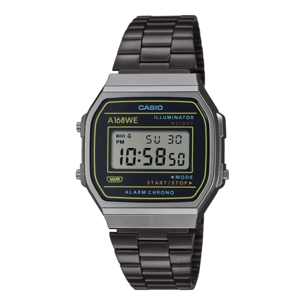 ساعت مچی کاسیو مدل CASIO-A168WEHB-1ADF