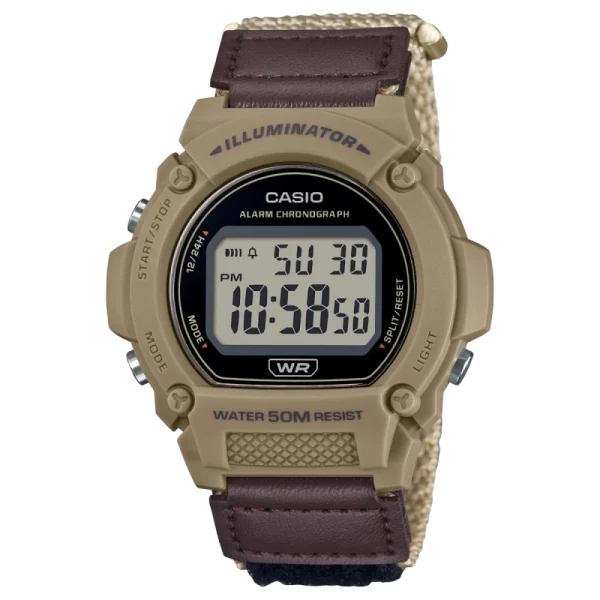 ساعت مچی کاسیو مدل CASIO-W-219HB-5AVDF