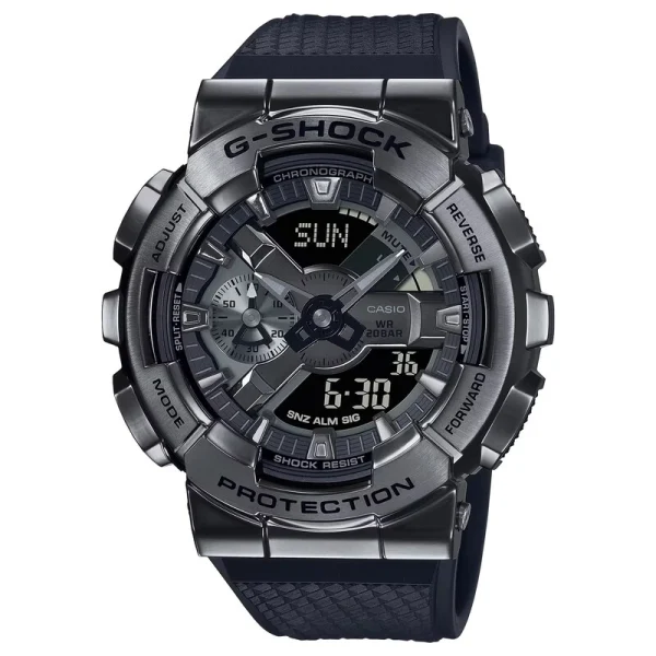 ساعت مچی مردانه کاسیو G-STEEL مدل GM-110BB-1ADR